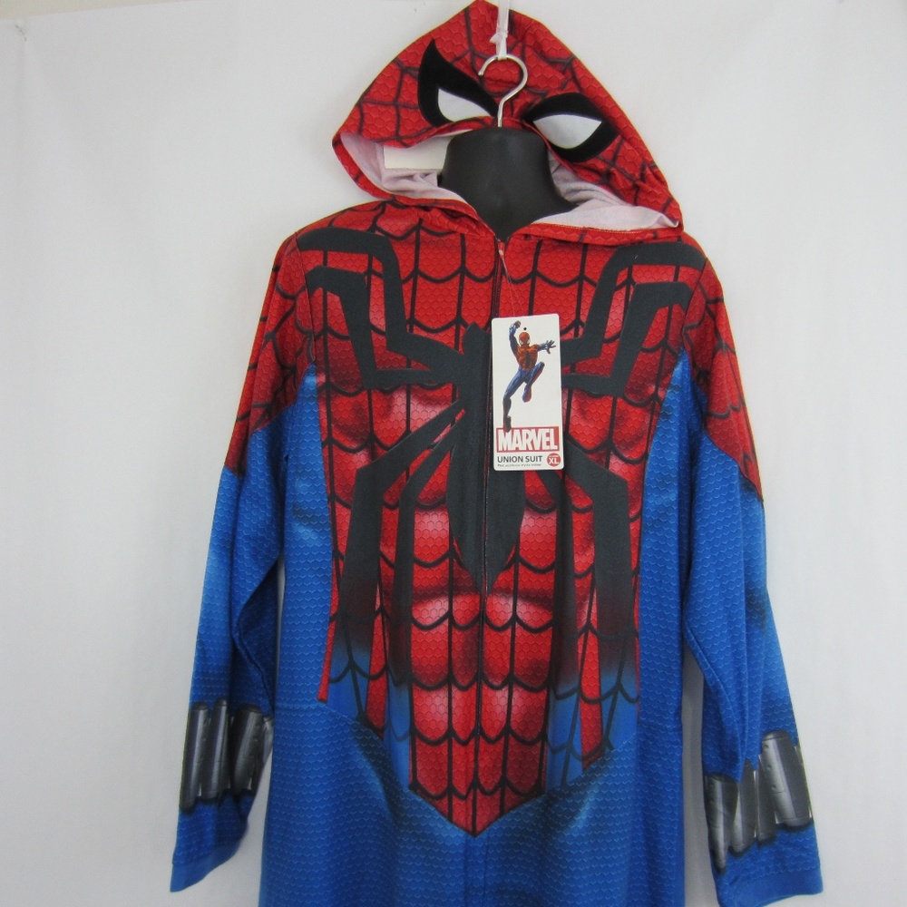 NWT Spiderman Unison Suit Long Sleeve Costume